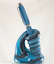 Pen in holder